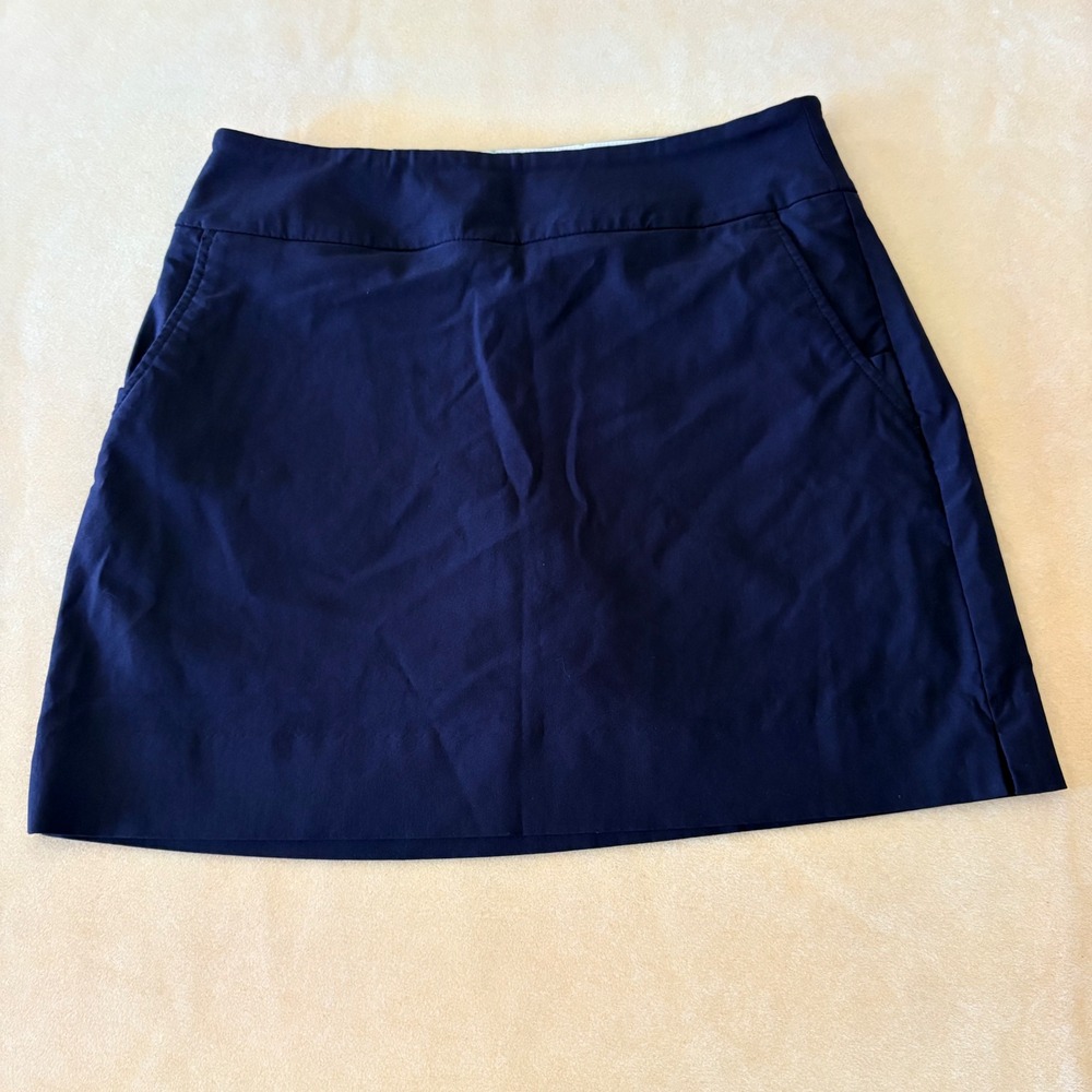 Swing Control Navy Blue Golf Skort Tummy Control Sz 4 Pull On Active Skirt